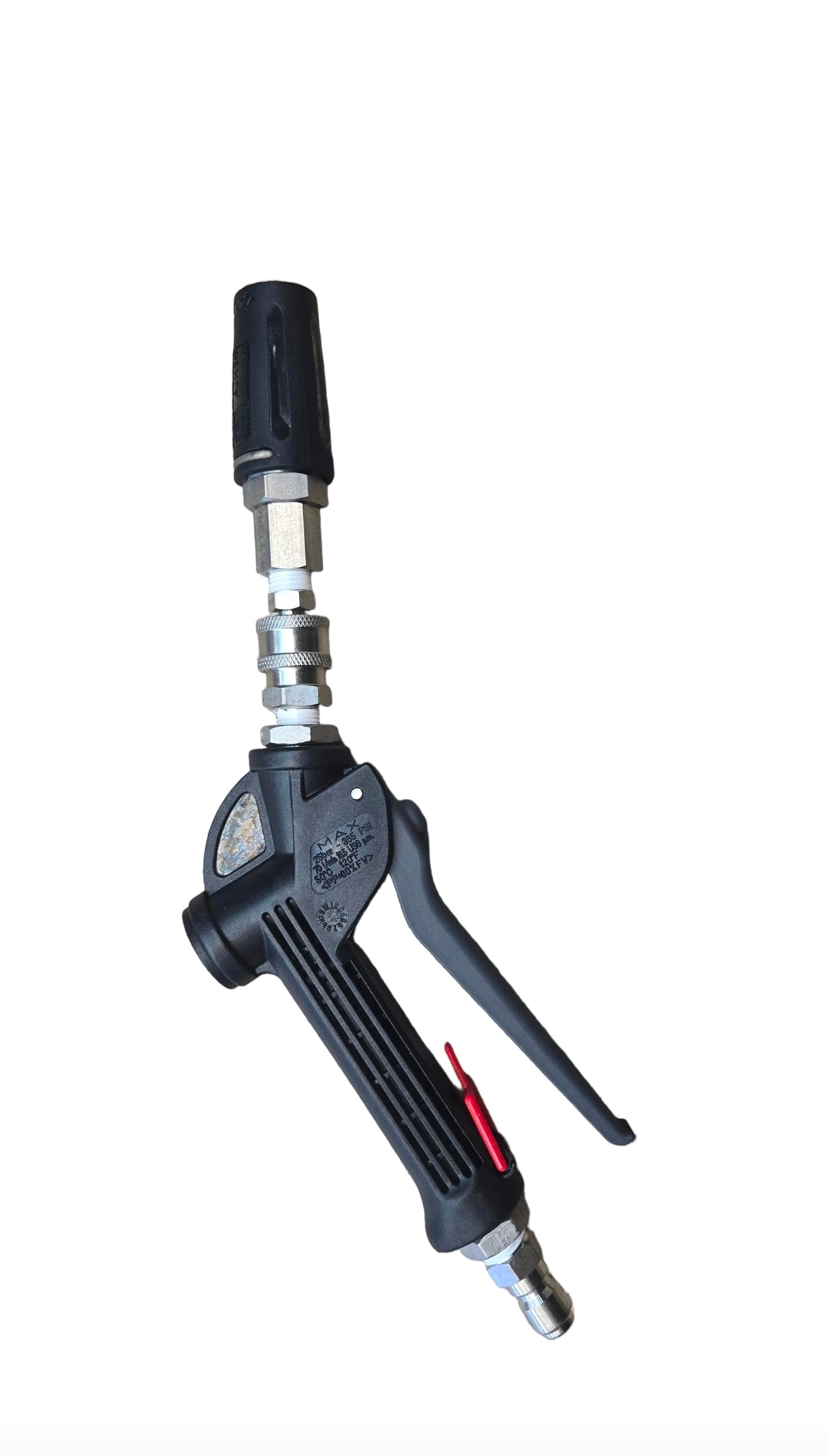 Softwash gun with adj nozzle combo