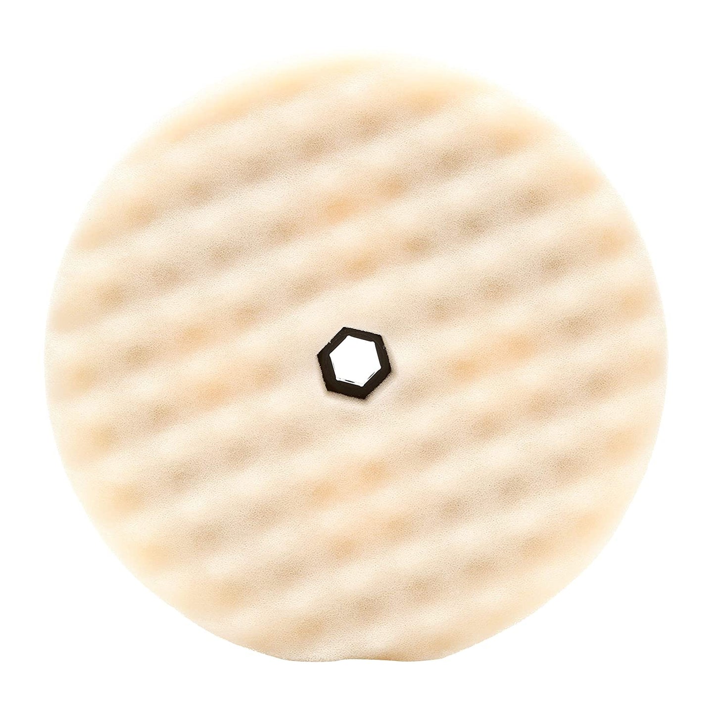 Snap It Heavy Cut Foam Polishing Pad Double Sided 8 Inches, White