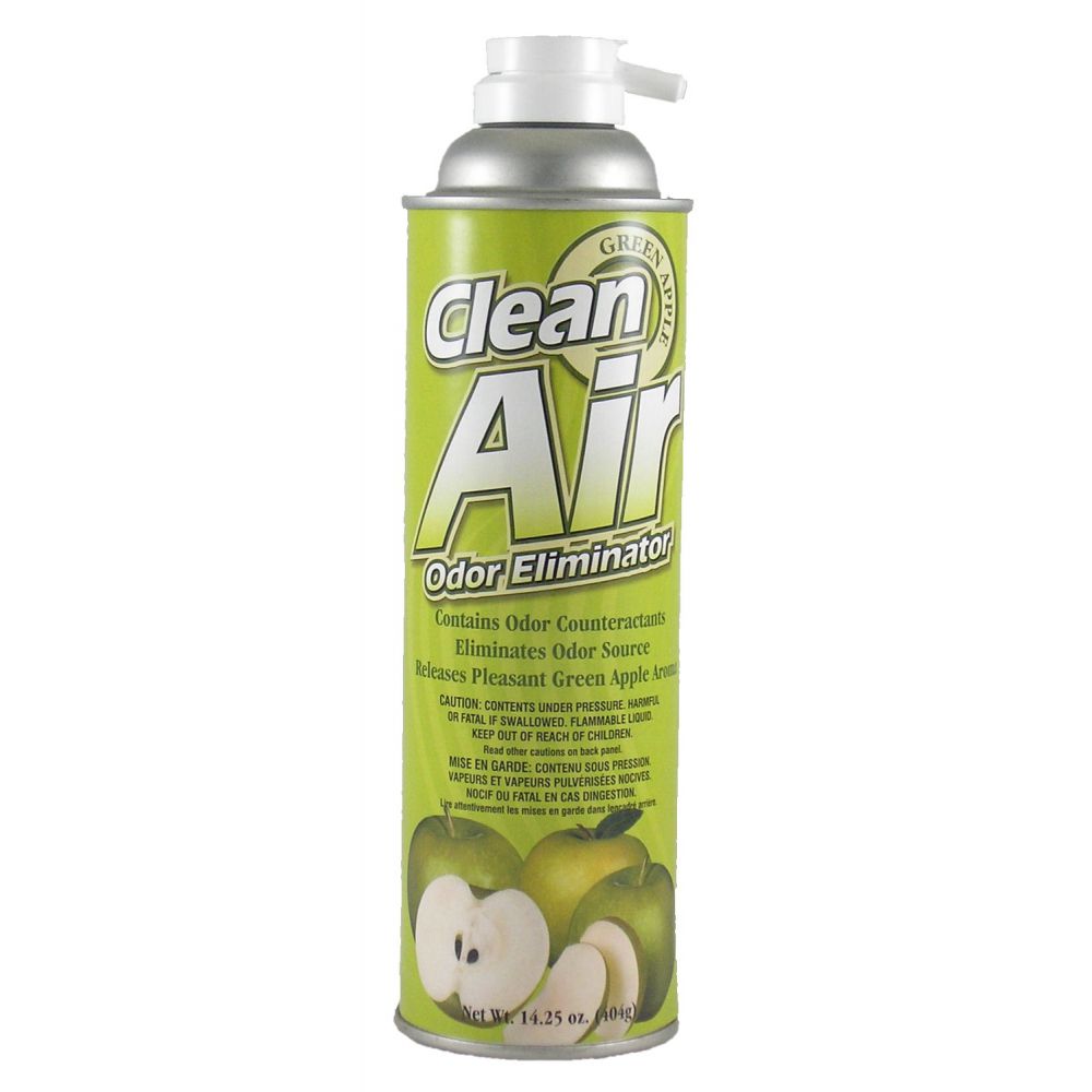CLEAN AIR ODOR ELIMINATOR 14.25 OZ GREEN APPLE