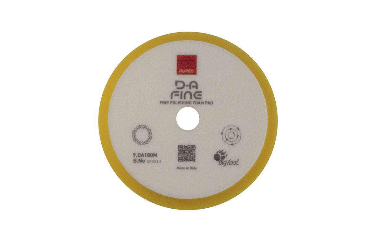 Rupes HIGH PERFORMANCE FINE FINISHING FOAM PAD – D-A FINE