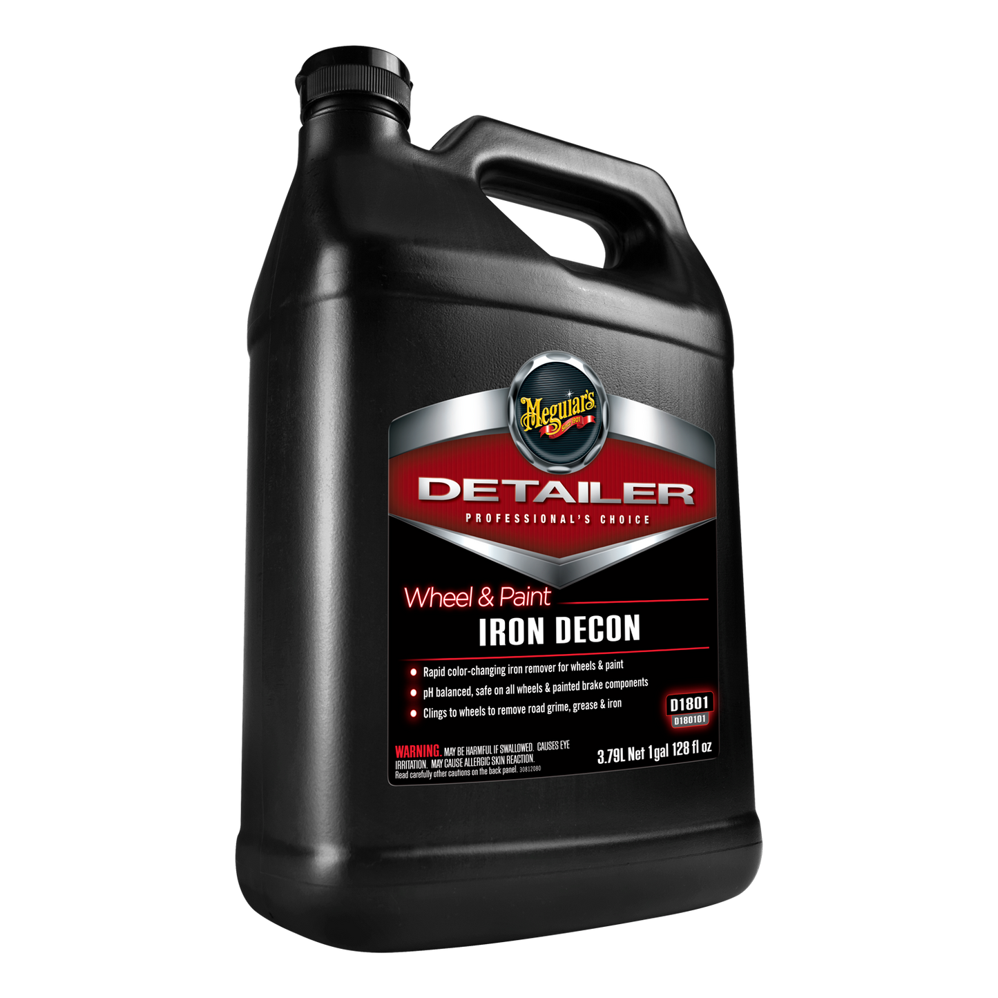 Meguiar's D1801 Wheel & Paint Iron DECON – Pro-Strength Iron Remover - D180101, 1 gal