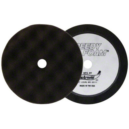Foam 8" Flat Waffle Pad - Black
