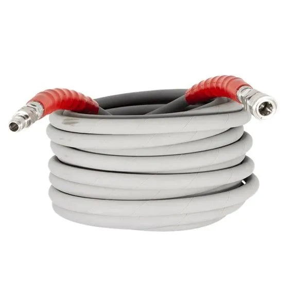 Non-Marking Grey High Pressure Hose - 6000 PSI, 3/8 With SS