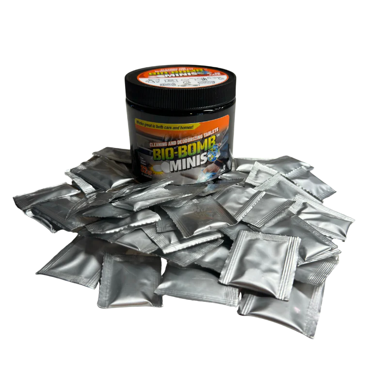 Bio-Bomb Minis: Dissolvable Cleaning & Deodorizing Tablets