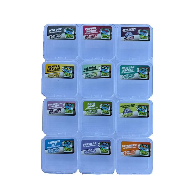 Bio-bombs Empty Sample Scent Cases for Detailers