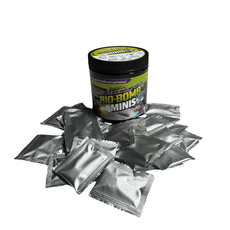 Bio-Bomb Minis: Dissolvable Cleaning & Deodorizing Tablets