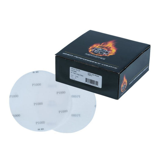 High Teck™  Disc, 6 in Dia, , Film Backing, Grip Attachment 1 Disk