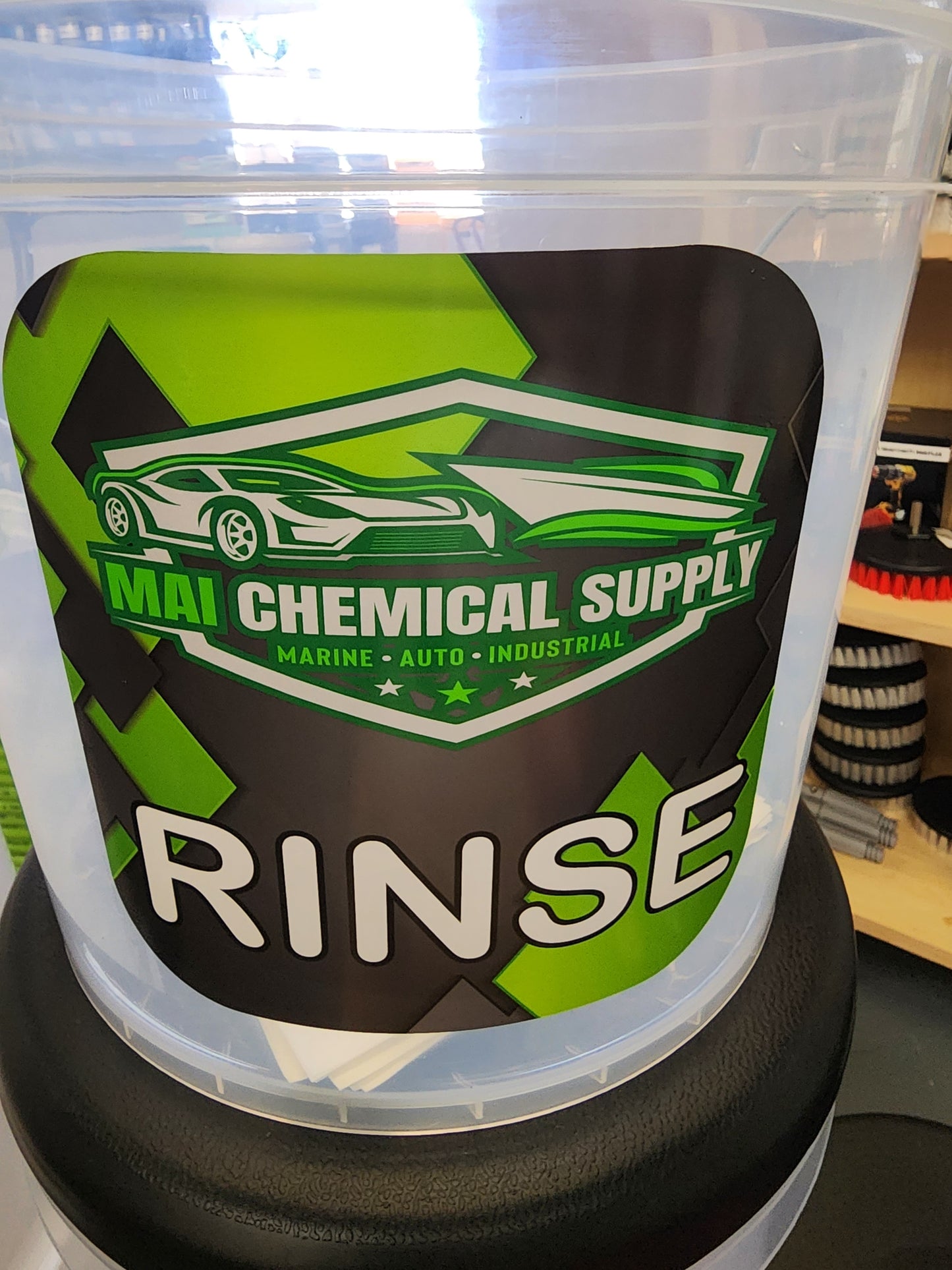 Mai chemical bucket stickers