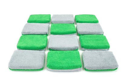 Thin [Saver Applicator Terry] Microfiber Coating Applicator Sponge with Plastic Barrier 1 each