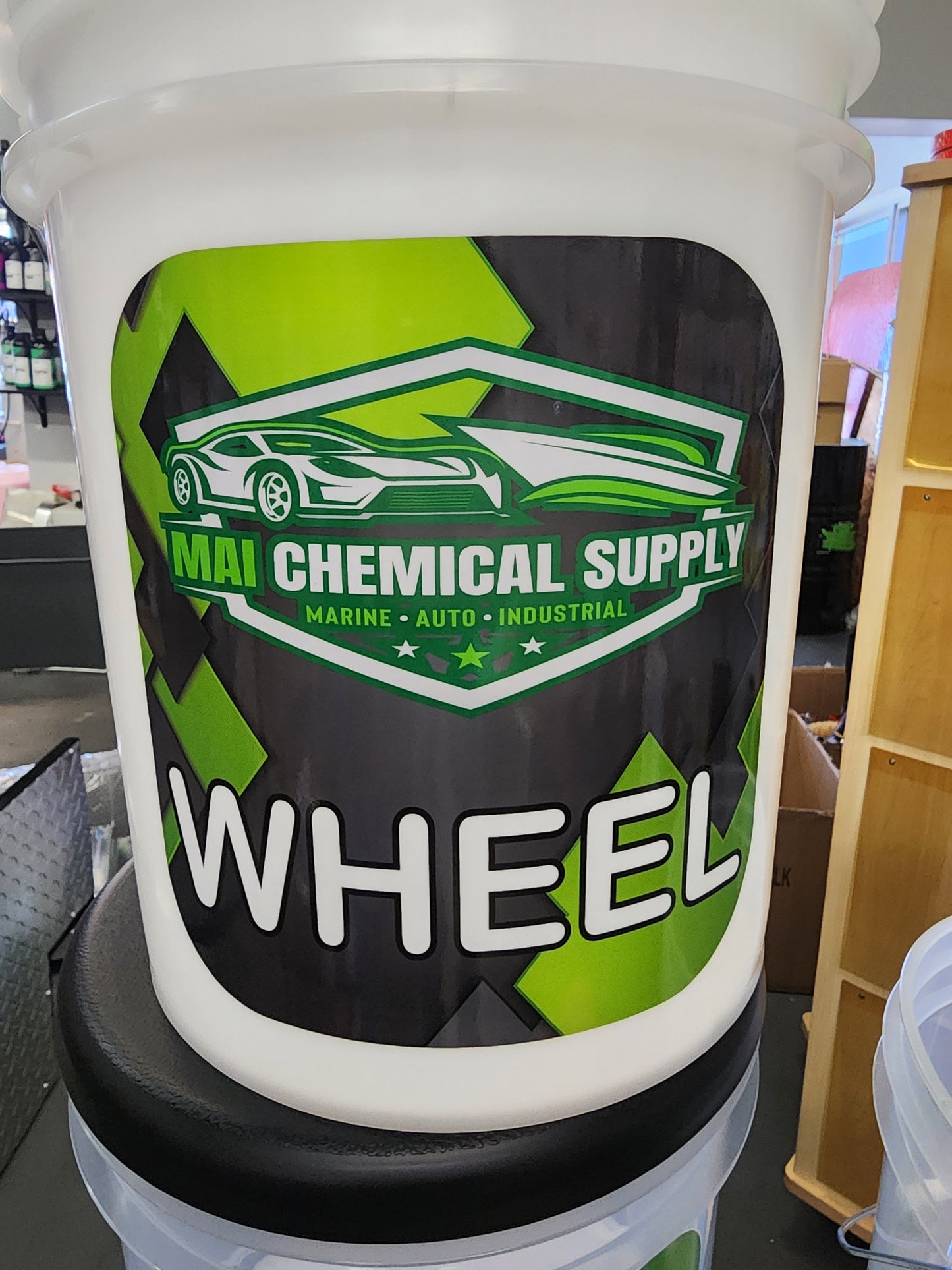Mai chemical bucket stickers