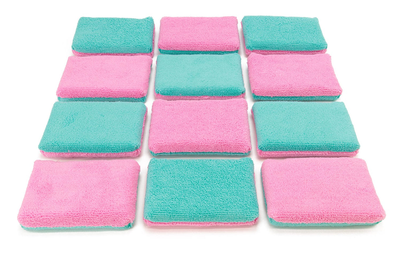 Thin [Saver Applicator Terry] Microfiber Coating Applicator Sponge with Plastic Barrier 1 each