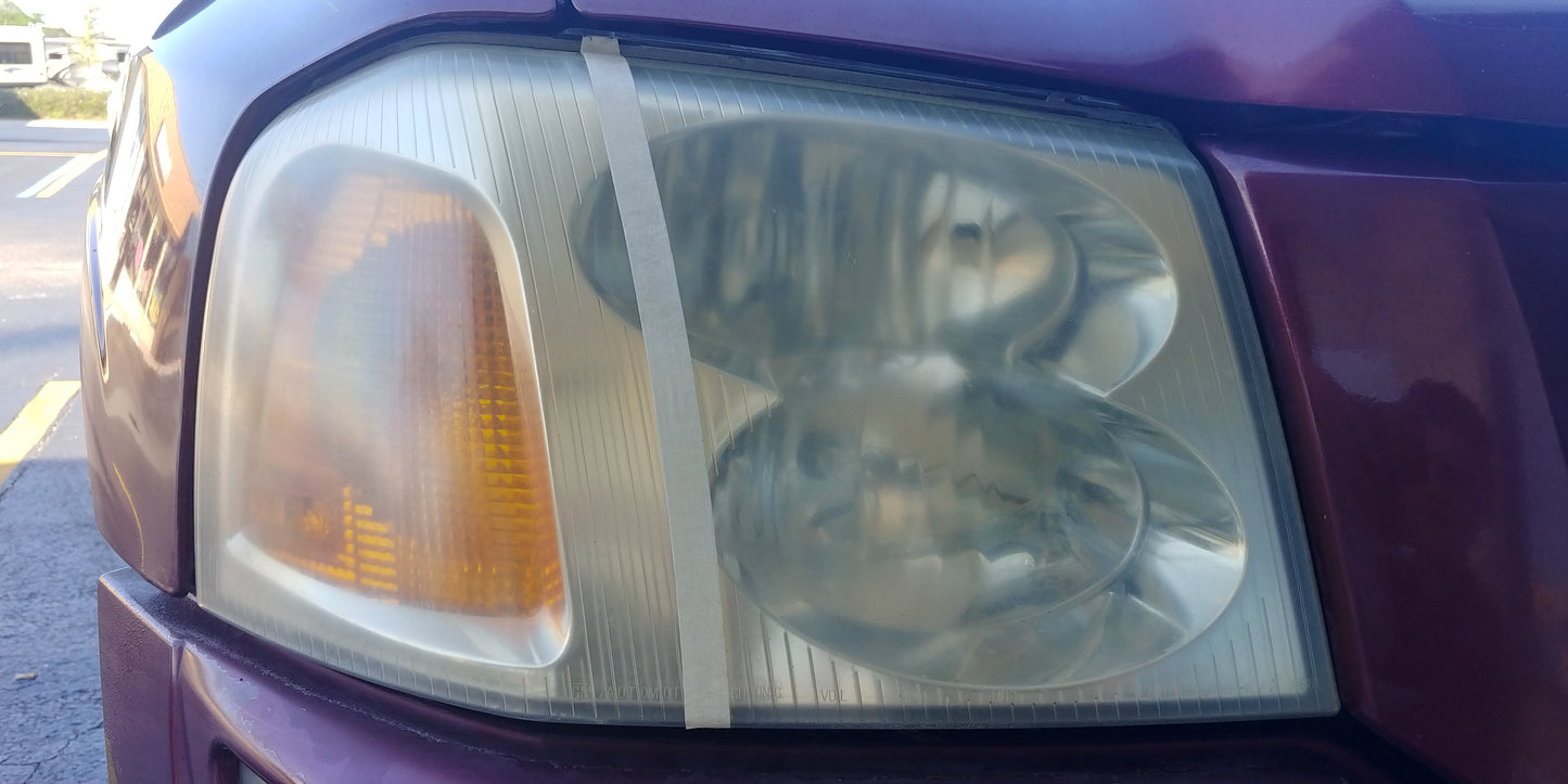 Headlight Restore Solution for Steam Pot System