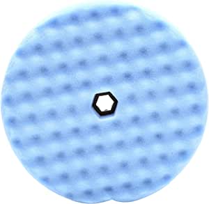 Snap It Ultrafine Foam Polishing Pad Double Sided 8 Inches, Blue