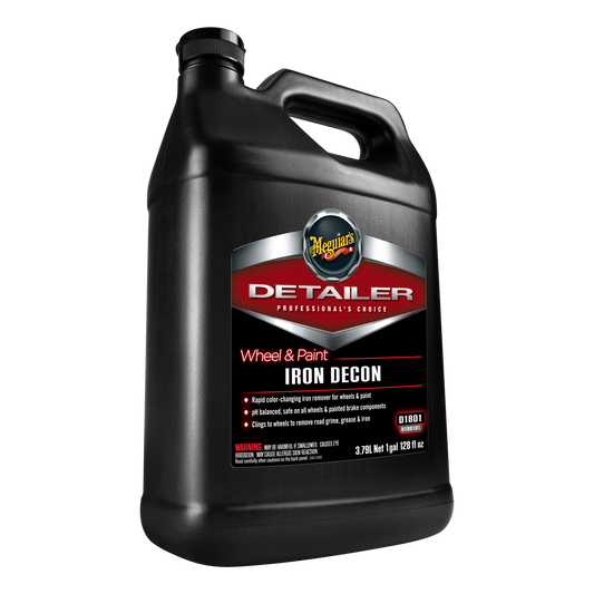 Meguiar's D1801 Wheel & Paint Iron DECON – Pro-Strength Iron Remover - D180101, 1 gal