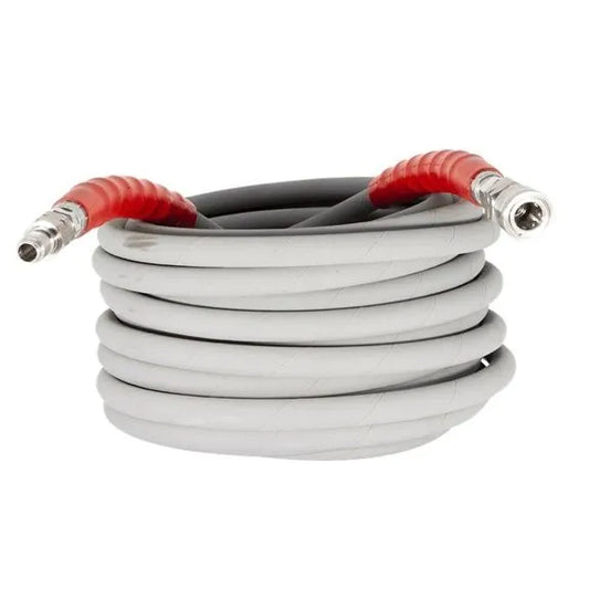 Non-Marking Grey High Pressure Hose - 6000 PSI, 3/8 With SS
